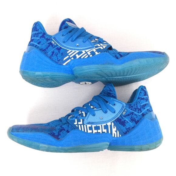 Adidas Harden Vol 4 Bright Blue 2019 Basketball Sneaker Lace up Men\'s 7.5 main image 9